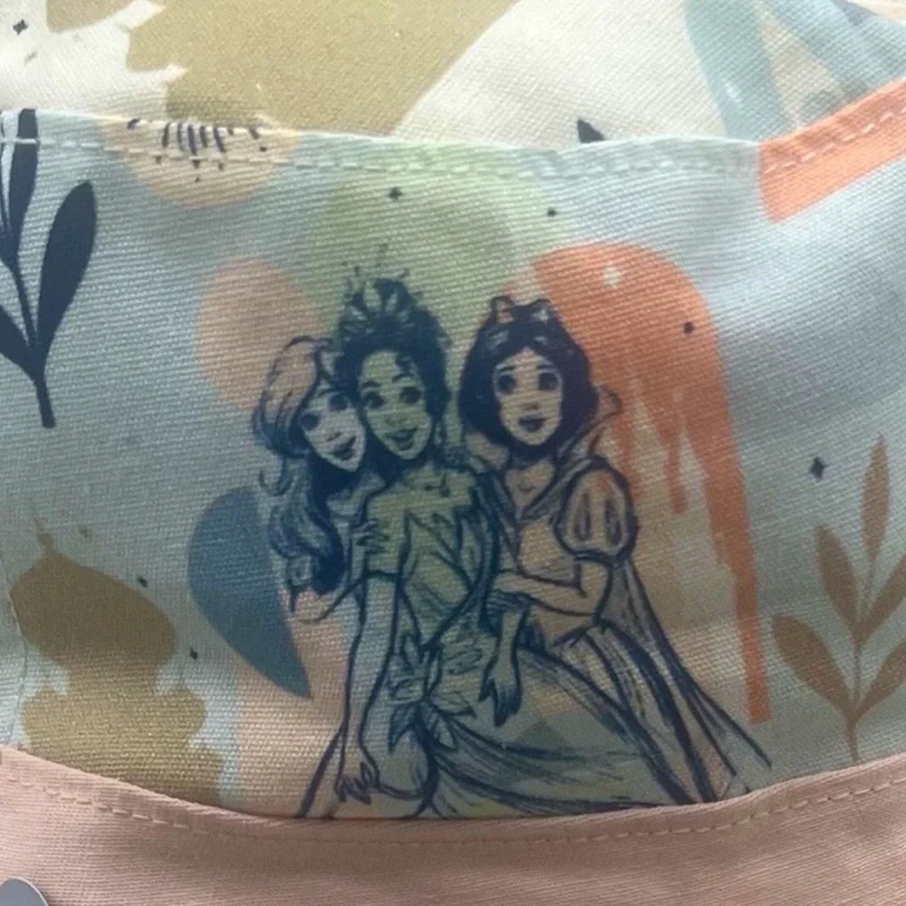 Disney Parks PRINCESSES Bucket Sun Hat In Pastel Colors Adult One Size NEW